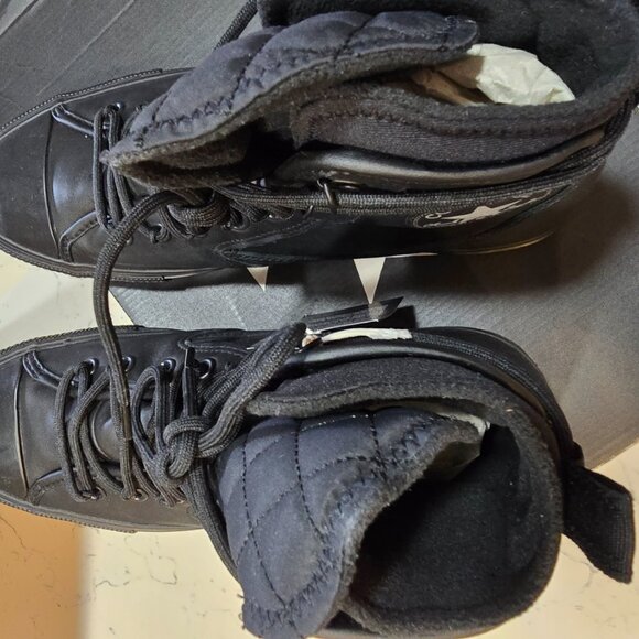 NEW CONVERSE ALL TERRAIN HI Waterproof Leather Boots Shoes 168864c Black SZ 10 - Picture 8 of 16